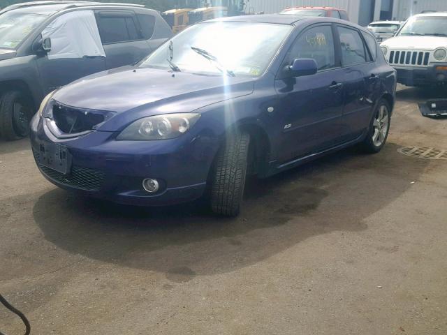 JM1BK343651267671 - 2005 MAZDA 3 HATCHBAC BLUE photo 2