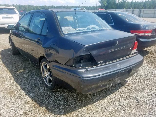 JA3AJ26E63U016716 - 2003 MITSUBISHI LANCER ES GRAY photo 3