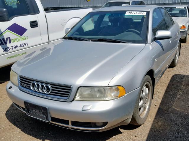 WAUED28DXXA267564 - 1999 AUDI A4 2.8 QUA SILVER photo 2