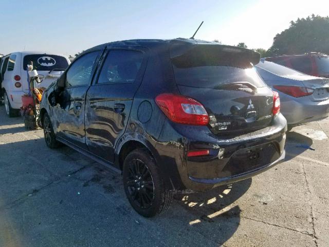 ML32A5HJXKH008680 - 2019 MITSUBISHI MIRAGE GT BLACK photo 3