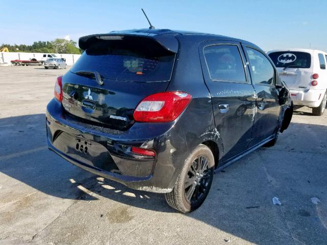 ML32A5HJXKH008680 - 2019 MITSUBISHI MIRAGE GT BLACK photo 4