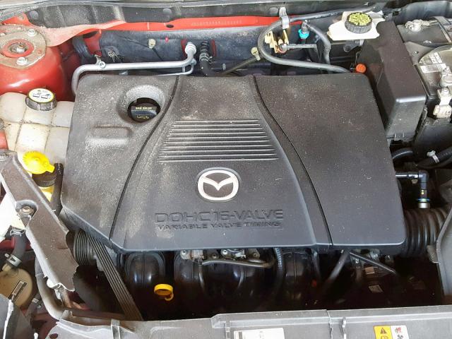 JM1BK323651292296 - 2005 MAZDA 3 S RED photo 7