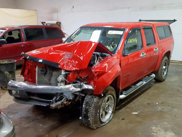 1GCDT136748203229 - 2004 CHEVROLET COLORADO RED photo 2