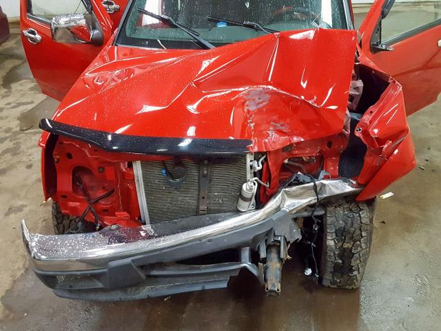 1GCDT136748203229 - 2004 CHEVROLET COLORADO RED photo 7