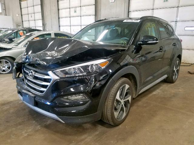 KM8J3CA24HU572914 - 2017 HYUNDAI TUCSON LIM BLACK photo 2