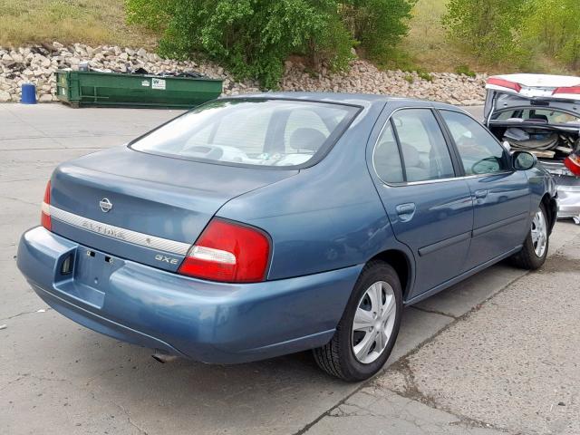 1N4DL01D41C224999 - 2001 NISSAN ALTIMA XE BLUE photo 4