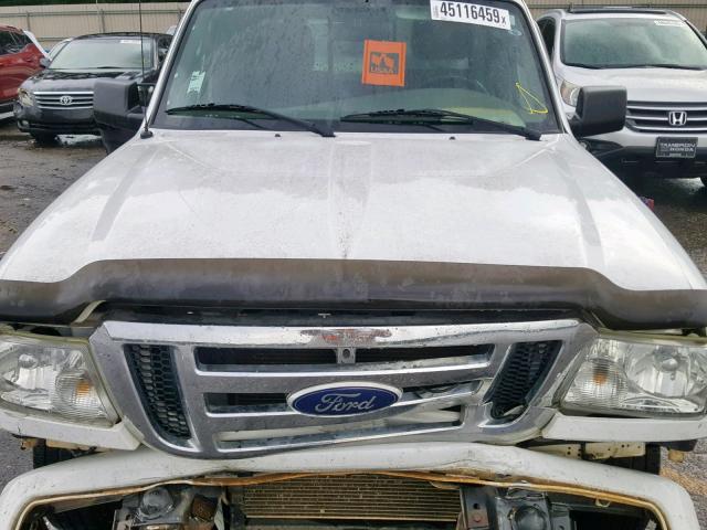 1FTKR1EDXBPA38524 - 2011 FORD RANGER SUP WHITE photo 7