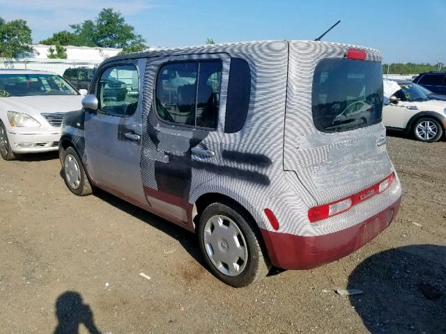 JN8AZ2KR1AT163620 - 2010 NISSAN CUBE BASE GRAY photo 3