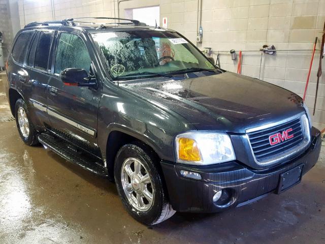 1GKDT13S342182707 - 2004 GMC ENVOY BLACK photo 1