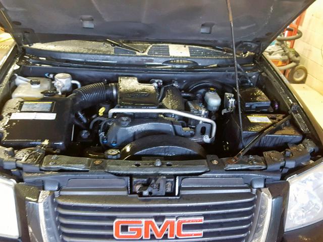 1GKDT13S342182707 - 2004 GMC ENVOY BLACK photo 7