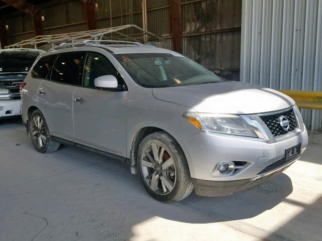 5N1AR2MN0FC666631 - 2015 NISSAN PATHFINDER SILVER photo 1