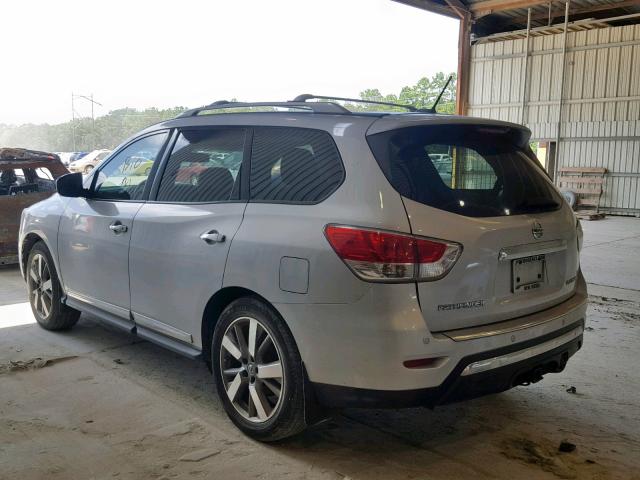 5N1AR2MN0FC666631 - 2015 NISSAN PATHFINDER SILVER photo 3