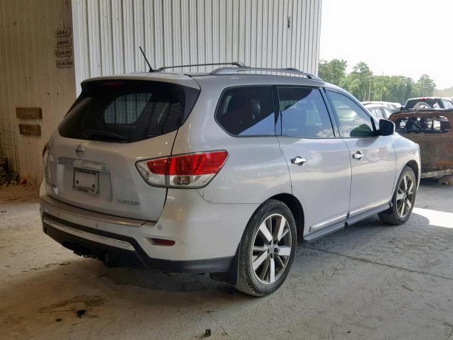 5N1AR2MN0FC666631 - 2015 NISSAN PATHFINDER SILVER photo 4