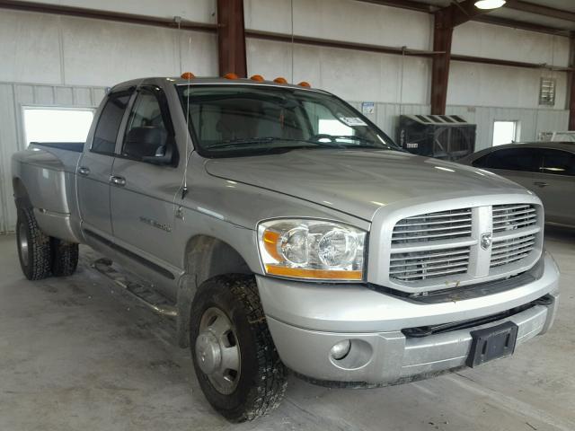 3D7MX48C26G126907 - 2006 DODGE RAM 3500 S SILVER photo 1