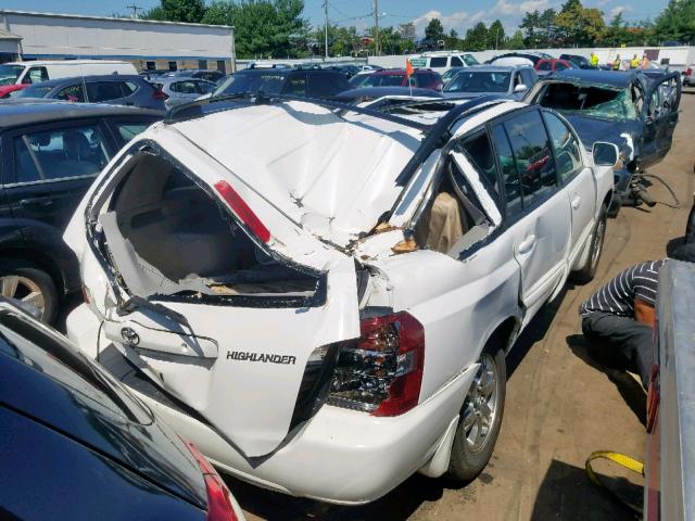 JTEHP21A170189359 - 2007 TOYOTA HIGHLANDER WHITE photo 4