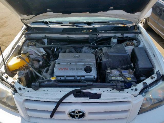 JTEHP21A170189359 - 2007 TOYOTA HIGHLANDER WHITE photo 7