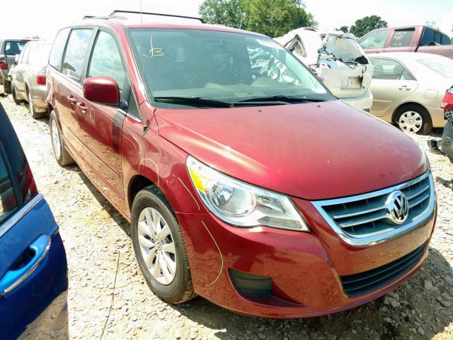 2C4RVABG9CR355087 - 2012 VOLKSWAGEN ROUTAN SE RED photo 1