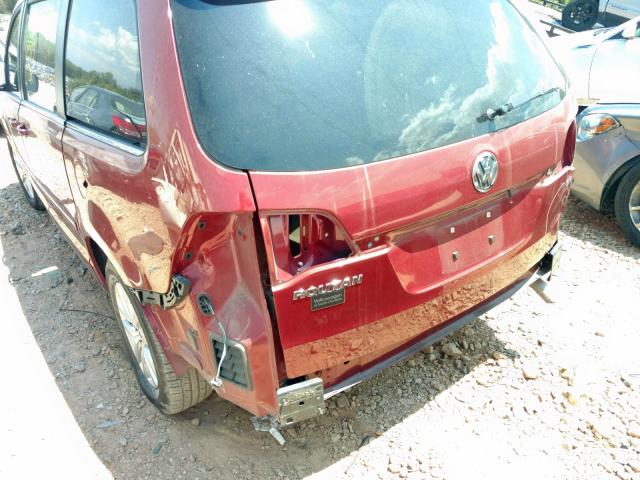 2C4RVABG9CR355087 - 2012 VOLKSWAGEN ROUTAN SE RED photo 9