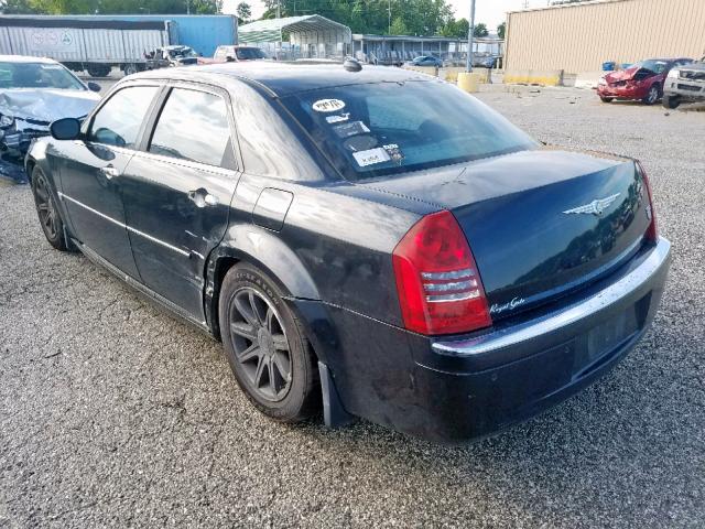 2C3AA63H45H104200 - 2005 CHRYSLER 300 BLACK photo 3