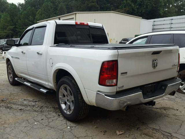 1C6RD7NTXCS258162 - 2012 DODGE RAM 1500 L WHITE photo 3