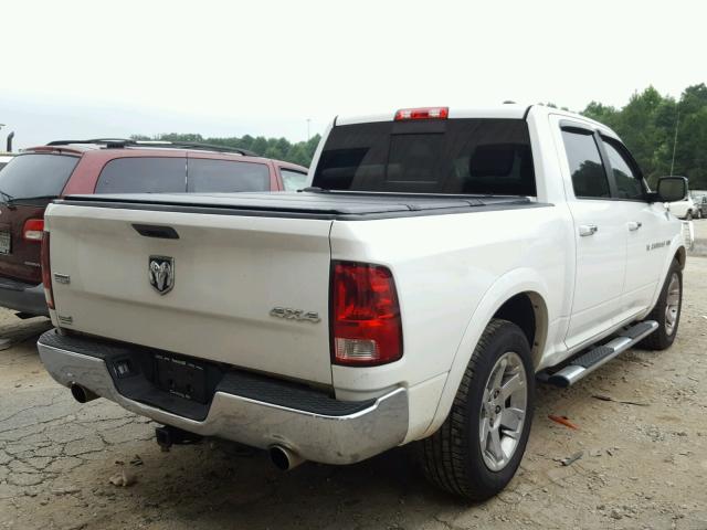 1C6RD7NTXCS258162 - 2012 DODGE RAM 1500 L WHITE photo 4