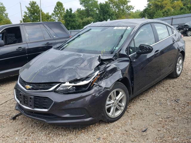 1G1BE5SM4G7273668 - 2016 CHEVROLET CRUZE LT GRAY photo 2