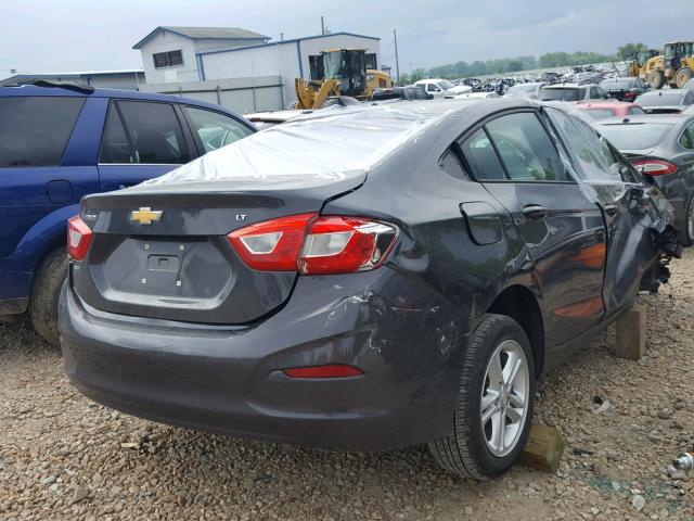 1G1BE5SM4G7273668 - 2016 CHEVROLET CRUZE LT GRAY photo 4