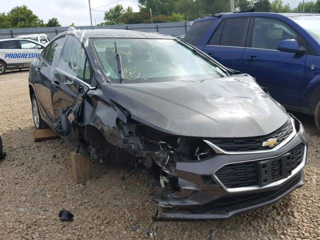 1G1BE5SM4G7273668 - 2016 CHEVROLET CRUZE LT GRAY photo 9