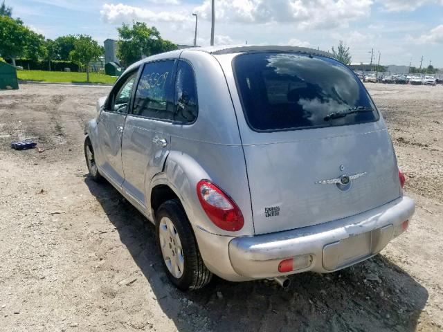 3A4FY58B86T234382 - 2006 CHRYSLER PT CRUISER GRAY photo 3