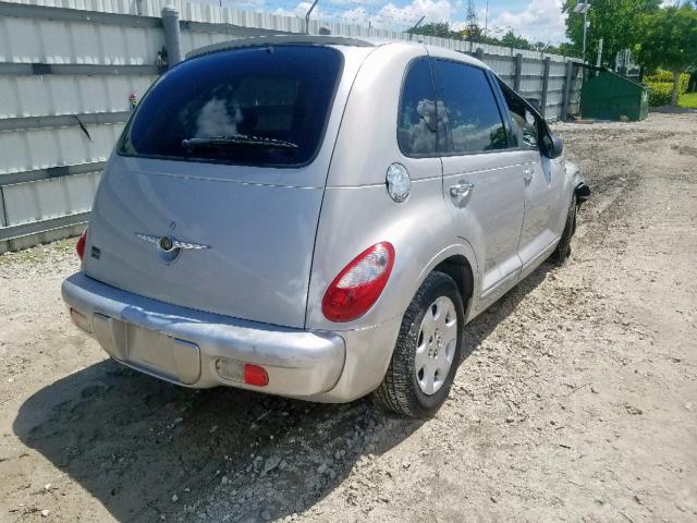 3A4FY58B86T234382 - 2006 CHRYSLER PT CRUISER GRAY photo 4