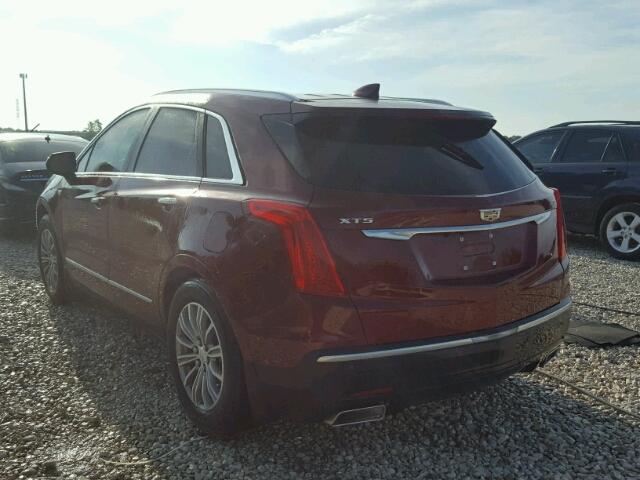 1GYKNBRS5HZ198621 - 2017 CADILLAC XT5 LUXURY RED photo 3