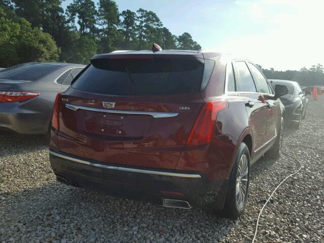 1GYKNBRS5HZ198621 - 2017 CADILLAC XT5 LUXURY RED photo 4