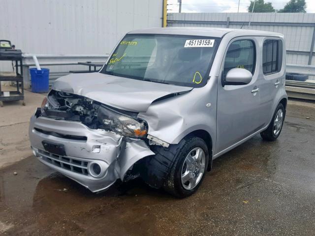 JN8AZ2KR5DT303530 - 2013 NISSAN CUBE S SILVER photo 2