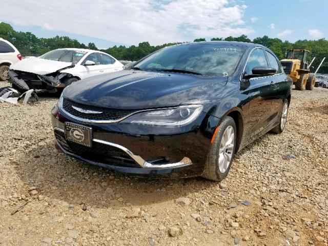 1C3CCCCB8FN575742 - 2015 CHRYSLER 200 C BLACK photo 2