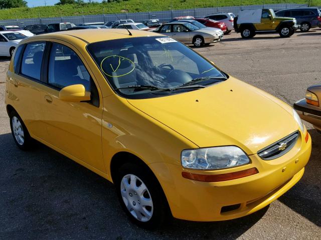 KL1TD66606B583853 - 2006 CHEVROLET AVEO BASE Sarı foto 1