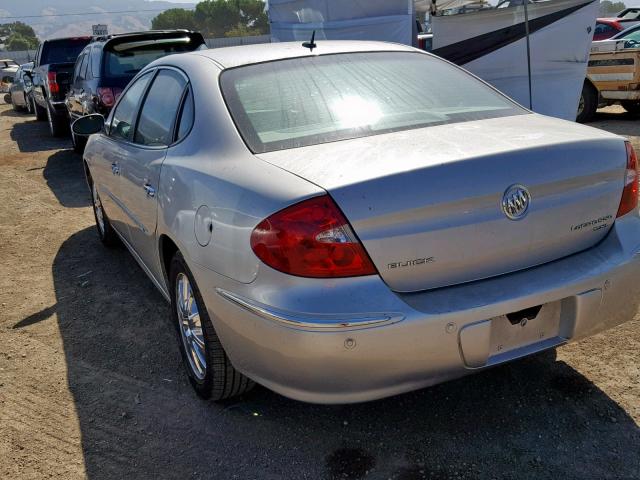 2G4WD582781330697 - 2008 BUICK LACROSSE C SILVER photo 3