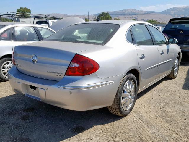 2G4WD582781330697 - 2008 BUICK LACROSSE C SILVER photo 4