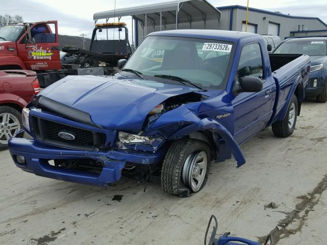 1FTYR10UX5PA94808 - 2005 FORD RANGER PURPLE photo 2