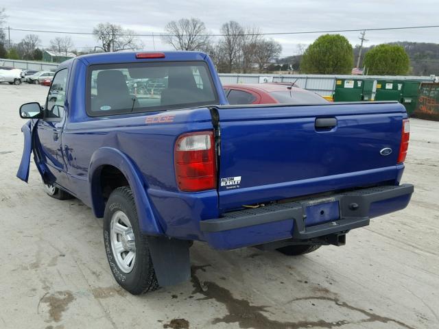 1FTYR10UX5PA94808 - 2005 FORD RANGER PURPLE photo 3