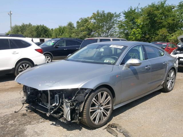 WAU3GBFC7DN063186 - 2013 AUDI A7 PRESTIG SILVER photo 2