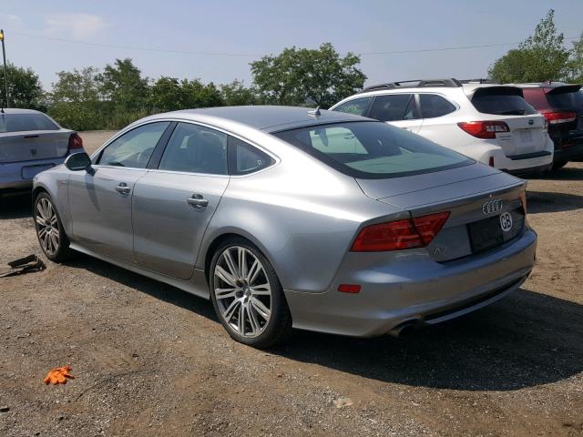 WAU3GBFC7DN063186 - 2013 AUDI A7 PRESTIG SILVER photo 3