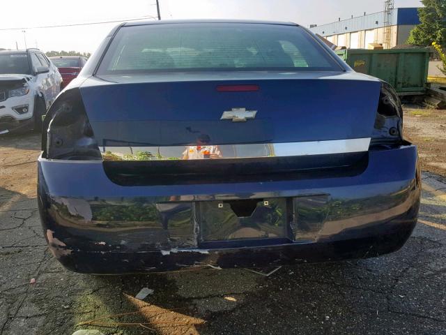 2G1WG5EK3B1146695 - 2011 CHEVROLET IMPALA LT BLUE photo 9