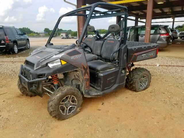 4XAUH9EA1EG866375 - 2014 POLARIS RANGER 900 GRAY photo 2