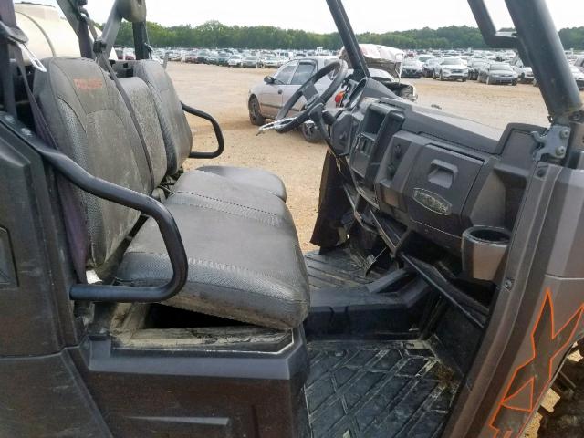 4XAUH9EA1EG866375 - 2014 POLARIS RANGER 900 GRAY photo 5