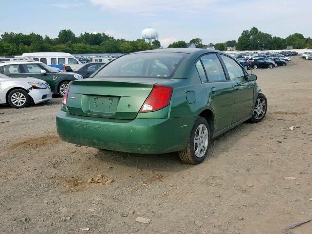 1G8AJ52F44Z205882 - 2004 SATURN ION LEVEL GREEN photo 4