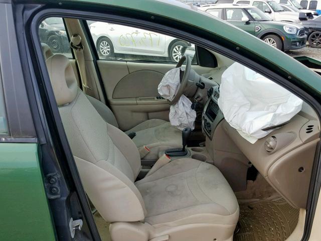 1G8AJ52F44Z205882 - 2004 SATURN ION LEVEL GREEN photo 5