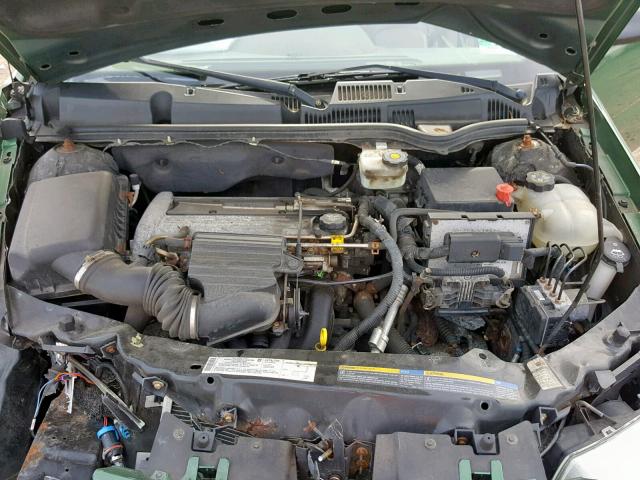 1G8AJ52F44Z205882 - 2004 SATURN ION LEVEL GREEN photo 7