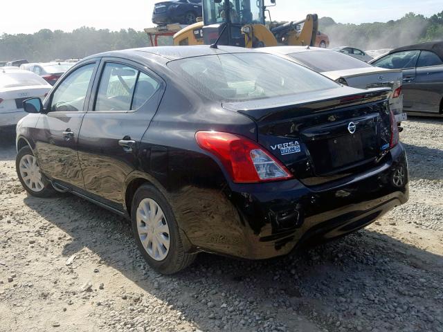 3N1CN7AP8GL841762 - 2016 NISSAN VERSA S BLACK photo 3