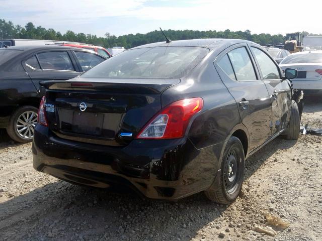 3N1CN7AP8GL841762 - 2016 NISSAN VERSA S BLACK photo 4