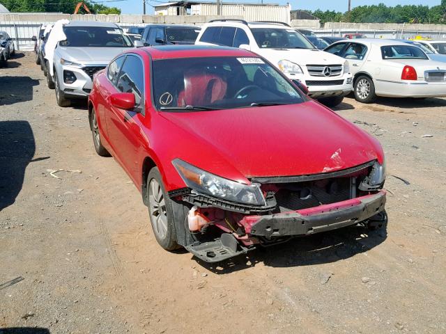 1HGCS1B85CA010541 - 2012 HONDA ACCORD EXL RED photo 1